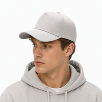 Casquette de baseball unisexe personnalisable, 5 panneaux, en coton, avec boucle métallique réglable, respirante, pour le sport, le golf, ou comme casquette de papa, avec broderie