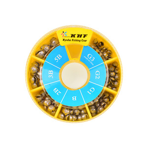 Poids de pêche fendu OEM 0.2-1.7g plombs pour plates-formes de pêche à la <span class=keywords><strong>carpe</strong></span> accessoires poids de <span class=keywords><strong>plomb</strong></span> de morsure perles de goutte - Product Image 1