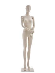 Mannequin de vitrine pour magasin de vêtements, style coréen, réglable, tête haute, épaules plates, haut de gamme - Product Image 6