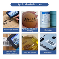 Imprimante à jet d'encre portable pour codes-barres QR de 50 mm, nouvelle génération, pour usage domestique et hôtelier, outil de marquage et de codage DIY, impression de caractères pour logo et texte