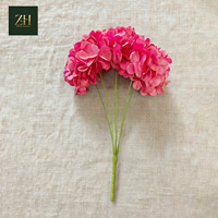 Buket Bunga Hydrangea Buatan Multi-Warna Zhuohui dari Sutra untuk Dekorasi Gapura Pernikahan di Kamboja