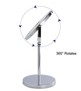 Professionale in metallo cornice rotonda alta-<span class=keywords><strong>piede</strong></span> di trucco lunga <span class=keywords><strong>specchio</strong></span> - Product Image 5
