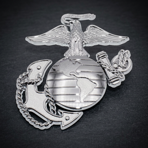 Emblema de Carrocería Cromado de Lujo de Alta Calidad Hanwell, Insignia Premium de los Marines, Metal Cromado, Oficialmente Licenciado - Product Image 3