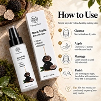Sérum Visage Fermenté aux Champignons et Truffe Noire, Acide Hyaluronique, Antioxydant, Anti-âge, Anti-rides, Raffermissant, Réparateur