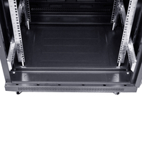 Armoire de réseau ouverte en acier personnalisée, rack de serveur de centre de données, gestion de serveur, 19 pouces, 12U, 14U, efficace en stock