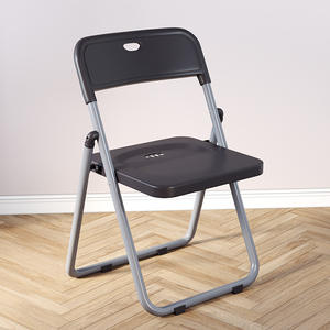 Folding Steel <b>Chair</b> Backrest Modern Design Thickening Farmhouse <b>Bedroom</b> Outdoor Office Dormitory College Student <b>Chair</b> - Product Image 6