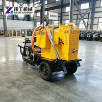 Machine à sceller les joints en béton 200L à essence avec système de chauffage pour la réparation des fissures des parkings