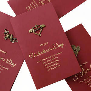 Enveloppe à logo de marque de cheveux unique pour les vêtements, emballage de mini <span class=keywords><strong>carte</strong></span>-cadeau d'affaires, grand merci aux clients, saint valentin - Product Image 5