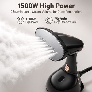Défroisseur Vapeur Portable 110V/220V 1500W, 3 Modes Vapeur, 320ml, <span class=keywords><strong>Mini</strong></span> Défroisseur Vapeur Puissant pour Vêtements - Product Image 2
