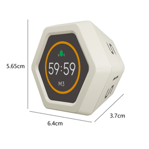 Intelligenter Produktivitäts-Countdown-<span class=keywords><strong>Timer</strong></span> für Kinder, Studien-Pomodoro-<span class=keywords><strong>Timer</strong></span>, Sechseckiger Visueller Flip-<span class=keywords><strong>Timer</strong></span> für Kinder, Google Digitaler Küchentimer - Product Image 5