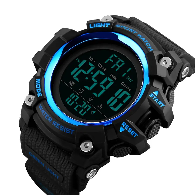SKMEI 1384 Men's Watches New Waterproof Watch for Men Fashion Analog-Digital Movement Outdoor Sports Men's Multifunction Watches