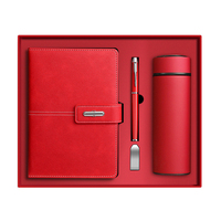Ensemble de cadeaux d'affaires personnalisable de luxe en acier inoxydable, stylo USB et bouteille, carnet, thermos, cadeau promotionnel Shanghai Eagle