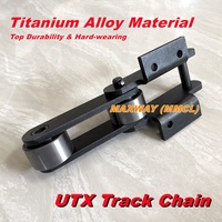 Chaîne de chenilles en alliage de titane MAXWAY MMCL pour excavatrice amphibie UTX/Ultratrex (véhicule tout-terrain) – Taille personnalisée – Garantie 1 an