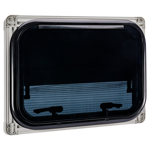 Ventana de Repuesto para Remolque, Estilo Abatible de Acrílico con Marco de Aluminio de Perfil Bajo para <span class=keywords><strong>Autocaravanas</strong></span>, Caravanas, Campers y Motorhomes - Product Image 2