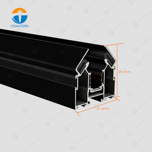 Nouveau design, rail magnétique en aluminium pour plafond <span class=keywords><strong>tendu</strong></span>, éclairage <span class=keywords><strong>LED</strong></span> sur rail 48V, Russie - Product Image 6