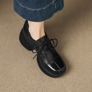 Zapatos de Vestir Formales y Casuales de Cuero Genuino para Hombre, Talla Grande, Transpirables y Resistentes al Desgaste, para Otoño y Bodas - Product Image 1