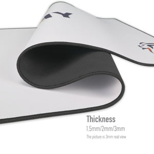 Alfombrilla de ratón de diseño personalizado al por mayor con logotipo, alfombrilla de ratón antideslizante extendida con borde cosido para juegos para oficina y hogar - Product Image 5
