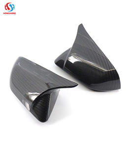 Honghang Auto Repuestos Persianas de ventana lateral Fibra de carbono Mustang Mirror <span class=keywords><strong>Corver</strong></span> para Mustang Accesorios 15-21 - Product Image 4