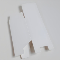 Anpassbare Logo Double Insertion Paper Box Blank Universal verpackung mit Matt Laminat ion Embossing Recycled Sponge Liner
