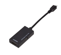 Adaptateur de Type C et Micro USB vers HDMI, câble convertisseur Audio vidéo numérique, connecteur HDMI pour téléphone portable avec Port MHL