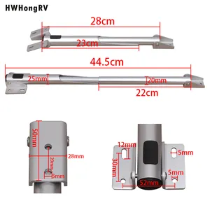 Hwhongrv Marine Rv Campervan Teller Verlenging Beugel Staaf Aluminium Opvouwbare Plank Steun Scharnier Voor Rv Keuken