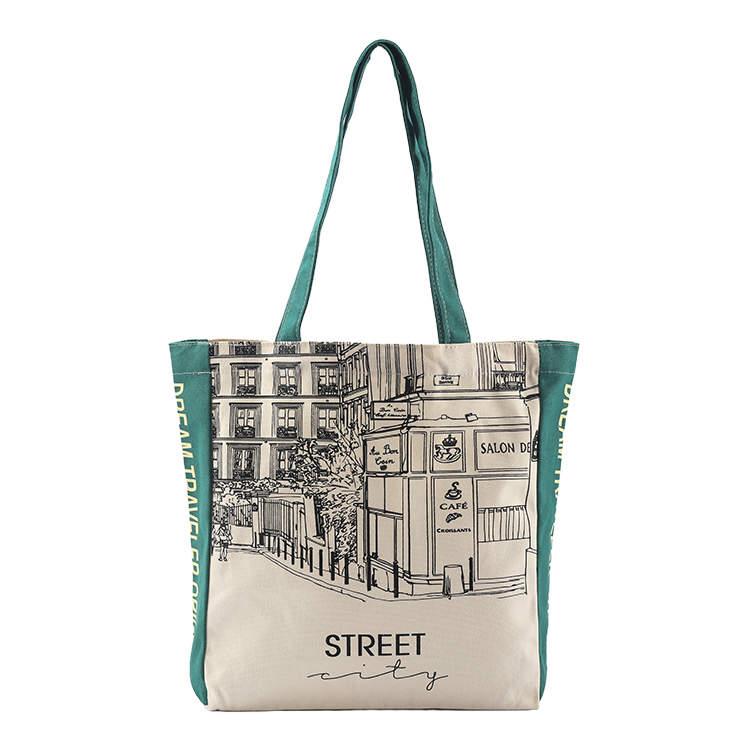 Custom Logo Eco Friendly Reusable Durable Shopping bag Cotton Canvas tote Bag
