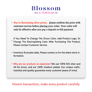 Collana con Ciondolo Rotondo Cavo in Argento Sterling 925 con Zirconi Cubici di Blossom CS Jewelry, Produttore di Gioielli in Argento 925 per <span class=keywords><strong>Distributori</strong></span> - Product Image 2