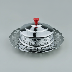 Plat de service à beurre de style fantastique produits de cuisine en gros vaisselle ramadan décor à la maison beurre récipient de service - Product Image 1