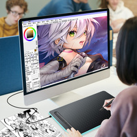 Tableta de dibujo gráfico digital, dispositivo con 5 teclas de presión personalizadas, niveles de presión 8192, PC, el más vendido