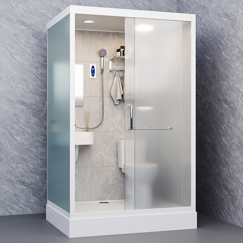 Prefabricated Hotel All in One Bathroom Integrated Shower Bathroom With Toilet 5