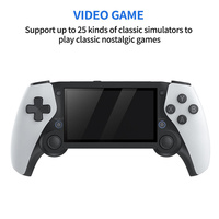 Console de jeu portable M25 64 Go, écran 4,3 pouces, système EmuELEC 3000 mAh, jeux classiques 3D, résolutions 480*272, 26 émulateurs PSP