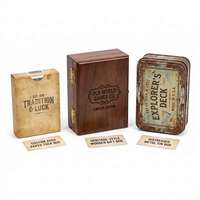 Cartes à Jouer Personnalisées Vintage Écologiques Recyclables – Jeu de Poker Rétro avec Finition Brillante/Mate pour Cadeaux et Promotion de Marque