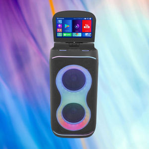 2026 gran oferta Dual 6,5 ''Woofer Android 13 Multimedia exclusivo sistema <span class=keywords><strong>de</strong></span> Audio altavoz Multimedia <span class=keywords><strong>Karaoke</strong></span> altavoz con micrófonos - Product Image 3