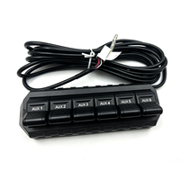 Kit de panneau de commutation auxiliaire universel OTTOVOXX à 6 boutons, panneau de commutation auxiliaire pour tous les véhicules, installation facile