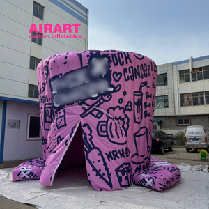 Carpa de sombrero inflable gigante para decoración de eventos de circo y publicidad inflable personalizada - Product Image 4