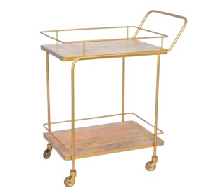 Metal High Quality Metal Iron Made <b>Bar</b> Serving Cart Trolley for Hotels Restaurants <b>Bars</b> Office Home Square <b>Drinking</b> <b>bar</b> Cart - Product Image 2