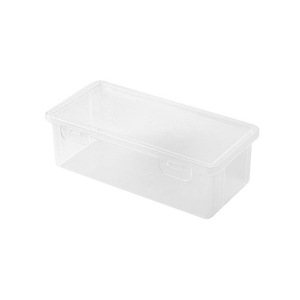 Transparent <b>Plastic</b> Desk Storage Box <b>Square</b> Pencil Marker Organizer Office Stationery <b>Container</b> For Pens Keys Small Items - Product Image 5