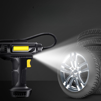 Compresseur d'air numérique WZAUTO, gonfleur électrique portable avec cordon, pour pneus de voiture et de moto, pompe de gonflage des pneus