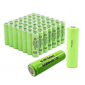 Baterías Recargables de Níquel-Metal Hidruro (Ni-MH) de 1.2V AA 2600mAh 3A 800mAh, Ecológicas, para Linternas y Electrónica de Consumo - Product Image 1