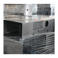Boîtier d'amplificateur en aluminium, châssis personnalisé, découpe laser, pièces en acier pliées, service de fabrication de tôlerie OEM ODM