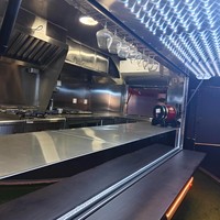 Remolque de Comida con Equipamiento de Cocina Completo, Carrito Móvil para Café, BBQ y Helados, Piaggio Ape 50, Aluminio, Resistente a la Corrosión, en Venta