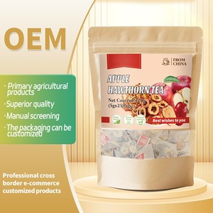 Thé Premium aux Pommes et aux Aubépines <span class=keywords><strong>Sans</strong></span> Pépins, <span class=keywords><strong>Sans</strong></span> <span class=keywords><strong>Sucre</strong></span>, Naturel, pour le Soutien Digestif, Bien-être et Santé, Thé Rafraîchissant aux Fruits Séchés - Product Image 2
