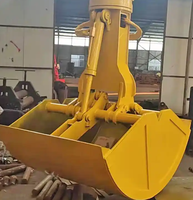 Seau à clapet Chantier de construction Sable et gravier Matériel en vrac Seau à palourdes Seau à palourdes hydraulique