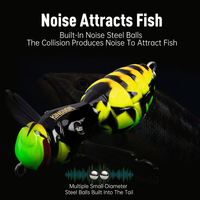 Nouveauté Wasp Crawl Bait 40mm 4.2g Topwater Bionic Insect Swing Wobblers Artificiel Insect Bait Bugs pour eau douce