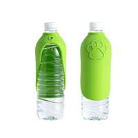 Bouteille d'eau portable pour chien avec bol intégré