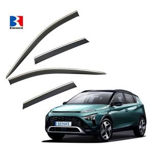 Déflecteurs de vitres de voiture haut de gamme en PC injecté pour HYUNDAI BAYON 2023 - Product Image 1