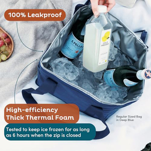 Reusable Insulated Grocery Bag Leak Proof X Large Cooler Bag Insulated Shopping Bags for Groceries Travel Cooler Bag - Product Image 3