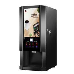 Customized Instant Coffee Machine Hot Cocoa <b>Led</b> <b>Light</b> Box Advertising Milk <b>Tea</b> Vending Coffee Vending Machine Customized - Product Image 1