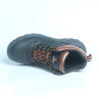 Bottes industrielles en cuir véritable avec embout en acier, antistatiques, imperméables, chaussures de sécurité durables pour hommes, vente en gros d'usine