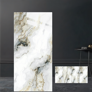 Carreaux de porcelaine française modernes à reflets dorés 600x1200mm, antidérapants, pour murs et sols intérieurs d'appartements, maisons, cuisines et salles de bain - Product Image 5